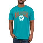 Junk Food Clothing x NFL - Miami Dolphins - Bold Logo - Men's and Women's Short Sleeve Fan Shirt - Size Medium