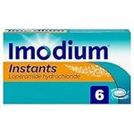 Imodium Instants - Fast Dissolving Tablets for On-The-Go Diarrhoea Relief in Under 1 Hour, 6 Count (Pack of 1)