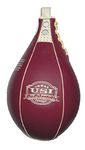 USI UNIVERSAL Speed Ball, 622JB Leather Boxing Speed Ball, Top Grain Hide Leather Punching Ball for Men & Women with Height 42cm and Diameter 19cm