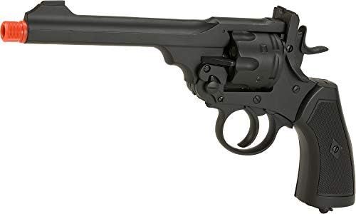 Evike Airsoft - WellFire Webley MK VI CO2 Gas Airsoft Revolver