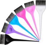 6 Pieces Hair Dye Color Brush Set, Hair Color Tool Kit Coloring Brushes Dye Applicator Hair Salon Tools for Students Women Salon Use Home DIY Dyeing, 6 Colors