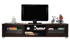 DeckUp Muvo Engineered Wood TV Entertainment Unit Dark Wenge ,2 Doors