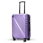 AVIO Glide Lightweight Cabin Suitcase 55x33x20cm - Double-Wheel Luggage Bag w/Combi Lock, 3 Internal Pockets, Telescopic Handle w/ 3 Heights - Durable ABS Hard Shell RyanAir, EasyJet, British Airways