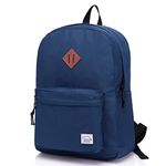 VASCHY Women's Daypack Backpacks, Navy Blue, Medium, Daypack Backpacks