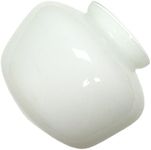 Westinghouse 81592 Glass Lamp Shade, Light Shade, Ceiling Light Cover, White 4.625'' L x 5.75'' W 3.25''