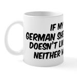 CafePress If My German Shepherd Mug 11 oz (325 ml) Ceramic Coffee Mug