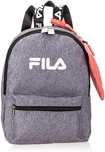 Fila Hailee 13-in Backpack, Mochila de Moda Mujer, Gris, One Size