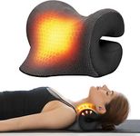 Neck Stretcher for Neck Pain Relief, Heated Cervical Traction Device Pillow