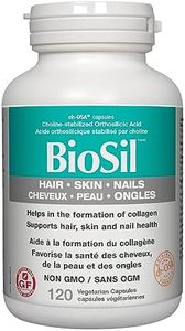 BioSil - Hair, Skin, Nails, Supports Keratin and Collagen Production, Natural Nourishment For Your Body's Beauty Proteins, 120 Vegetarian Capsules