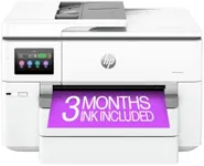 HP OfficeJet Pro 9730e Wide Format Wireless All-in-One Color Inkjet Printer, Print, scan, Copy up to 11x17', ADF, Duplex Printing Best for Office, 3 Months of Instant Ink Included (537P6A)