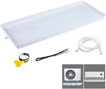 Air Conditioner Drip Pan, Air Conditioner Internal and External Unit Water Tray PP Tray Water Collector Pad - Perfect for Indoor/Outdoor Split Air Conditioner Heat Pump Systems (Color : 1-2P, Size :
