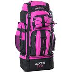 Adtrek Pink 120L Hiker Backpack Extra Large Hiking/Camping Luggage Rucksack