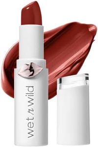 Wet n Wild Lipstick By Mega Last High-Shine Lipstick Lip Color Makeup, Brick Red Fire-Fighting