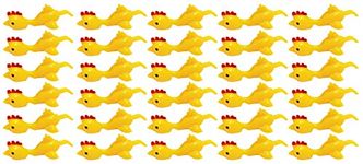 30 Pack Slingshot Chickens Rubber Chicken Flingers Stretchy Funny Christmas,Easter Chicks Party for Family Multiplayer Game.Christmas Games Favorite and Most Used Toy.