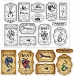 GLOBLELAND Potion Label Magic Clear