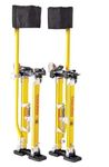 Professional Grade Adjustable Magnesium Drywall Stilts - for Drywall Installation, Painting, and More. (24-40 in. with Soft Straps)