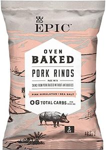 EPIC Pink Himalayan & Sea Salt Baked Pork Rinds, Keto Friendly, 5 oz