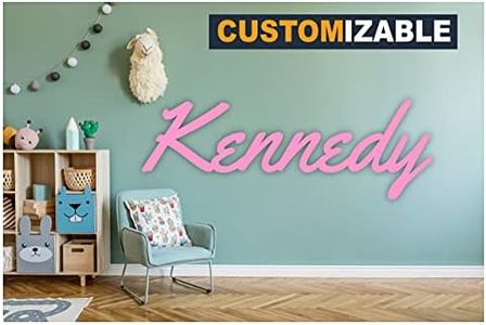 VulgrCo Multiple Font Custom Baby Name Nursery Wall Sticker Decal Mural Wall Sticker Home Children''s Kids Bedroom