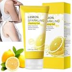 100ml Lemon Exfoliating Gel,Exfoliating Whitening Gel,Lemon Sparkling Peeling Gel,Skin Brightening Exfoliating Gel,Vitamin C Face Scrub,Lemon Face Exfoliator Gel,Skin Purifying Exfoliater,Clear Pore