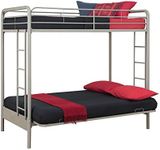 DHP Sammie Twin over Futon Metal Bu