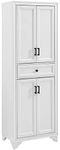 Crosley Furniture Tara Pantry, Cabinet, Distressed White