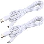 [2 Pack] Akwox 3M/10FT USB Charger Power Cable for 3DS XL, 3DS, DSi XL, DSi, New 3DS XL