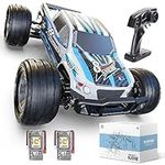DEERC 9200E Large Hobby RC Cars, 48 KM/H 1:10 Scale Fast High Speed Remote Control Car for Adult Boy, 4WD 2.4GHz Off Road Monster RC Truck Toy All Terrain Racing,2 Batteries for 40 Min Play