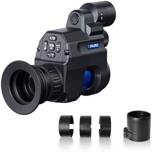 PARD Night Vision Monocular, Clip-on Night Vision Scope with Detachable IR 940nm, 380yds Range, IP67 Waterproof & WiFi for Wildlife Watching and Observation. NV007V2 Pro-940nm