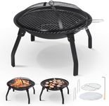 Keplin Portable Folding Fire Pit wi