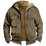 Mens Coats Winter Winter Coats for Men Mens Western Wear Tactical Jacket Men Men's Trench & Rain Coats Mens Heavy Winter Coat Leather Coat Men Mens Jacket Heavy Winter Coats for Men（2-Gray,Medium）