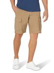 Wrangler Authentics Men's Classic Cargo Stretch Short, Petrified Oak, 44