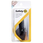 Safety 1st TV & Furniture Safety Straps, Black