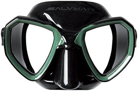 SALVIMAR Morpheus Unisex Adult Mask, Black/Green