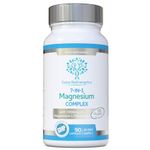 Magnesium L-Threonate Complex 7-in-1 with 1000mg of Magtein Plus Magnesium as Bisglycinate, Taurate, Citrate, Gluconate, Malate & Lactate - Supports Sleep - Vegan, UK Made and No Artificial Nasties