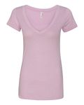 Next Level Women's CVC Deep V (Lilac) (2XL)