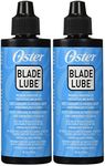 Oster Blade Lube Premium Lubricating Oil for Clippers and Blades Hair Clippers Trimmers And Groomers (Pack of 2 - 4oz per bottle)