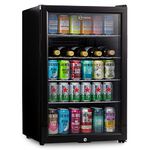 Subcold Super115 LED - Under-Counter Fridge | 115L Beer, Wine & Drinks Fridge | LED Light + Lock and Key | Energy Efficient (Black)