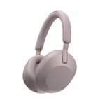 Sony New WH-1000XM5 Best Active Noise Cancelling Wireless Bluetooth Over Ear Headphones with Mic for Clear Calling, up to 40 Hours Battery -Smoky Pink