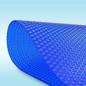 Solar Pool Cover Blue, 18x36 ft Rectangle Solar Blanket for Pools