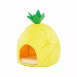 YML Pineapple Pet Bed House for Cat, Kittens, Dogs, and Pupppies, Medium, Yellow