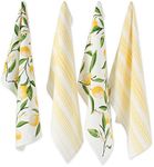 DII Lemon Bliss Kitchen Textiles, Dishtowels, 18x28, 4 Piece