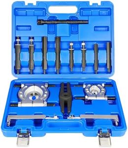 YOTOO Bearing Puller Set, 5 Ton Capacity Bearing Separator Kit with 2" and 3" Jaws, Wheel Hub Axle Puller Set, Heavy Duty Bearing Splitter Tool Kit with Case, Blue