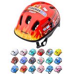 Helmet For Baby Kids Toddler Childrens Boys Cycle Safety Crash Helmet Small Sizes For Child MTB Bike Bicycle Skateboard Scooter Hoverboard Riding Lightweight Adjustable Breathable KS06