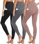 GAYHAY 3 Pack Leggings with Pockets