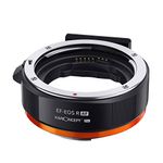 K&F Concept EF/EF-S to EOS R Auto Focus Adapter, AF Electronic RF Lens Mount Adapter for Canon EF/EF-S Lens and EOS R Cameras