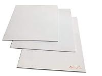 CeraTex 3170 Ceramic Fiber Paper, Size 11" x 12" 3 Sheets, Thickness 1/4"(or Select 1/8", 1/16", 1/32") High Temperature Insulation Gasket or Liner for Kiln Stove Furnace Glass Fusing