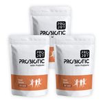 Projoy Kids NutriBoost Probiotic with Prebiotics to Support Your Kids Growth and Learning | 20 Billion CFU | 7 Strains | 1g Prebiotic | Vanilla Flavor | No Added Sugar (Three Month Packs)