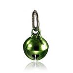 RvPaws Dog Collar Tag Colorful Bells (Green) -2 Pieces