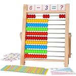 WOODMAM Wooden Abacus for Kids Math