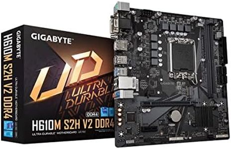 GIGABYTE H610M S2H V2 DDR4 (H610/ Intel/LGA 1700/ Micro ATX/ DDR4/ Single M.2/ PCIe 4.0/ USB 3.2 Gen1/ Realtek GbE LAN/Motherboard)